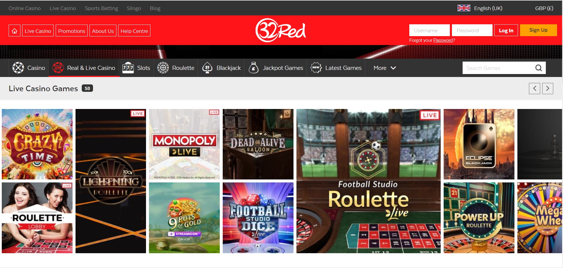 list of best online casinos