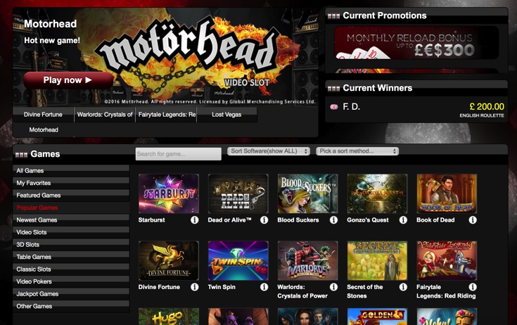 top 6 online casinos
